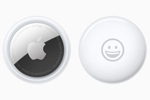 apple airtag front and back